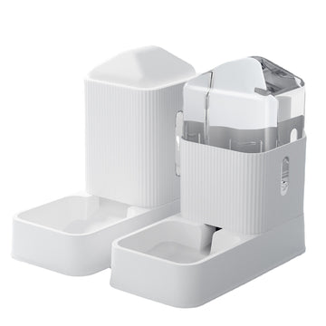 Automatic Feeder & Water Dispenser Kit for Pets (Set of 2)