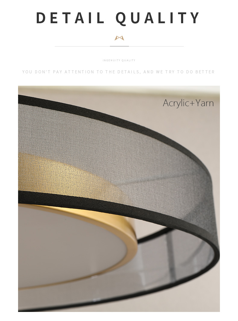 Round Living Room Ceiling Lamp